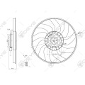 Ventilador de refrigeración del radiador del coche automático para A5 Q5